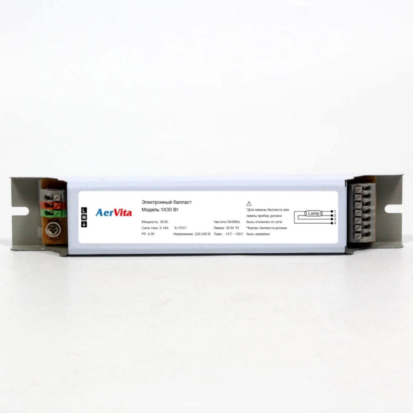 1x30W T8 ЭПРА для бактерицидных ламп