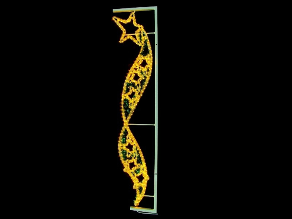Световая консоль Звезды желтый 160х135