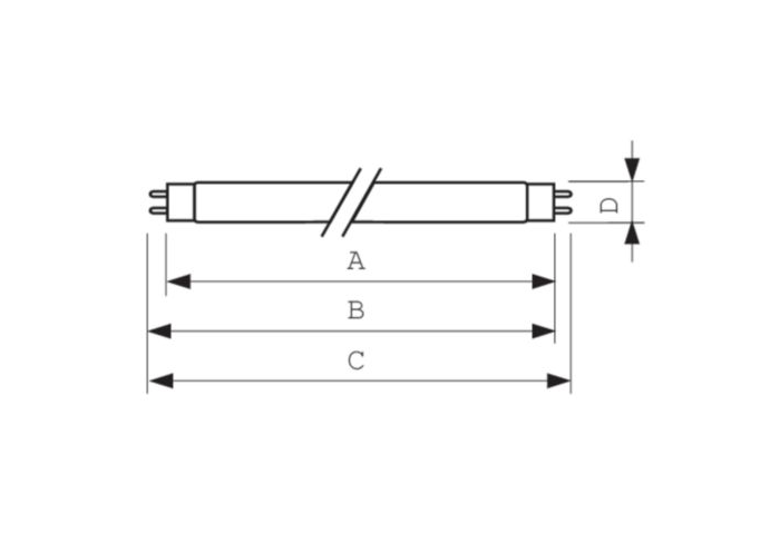 TUV 15W SLV/25 габариты